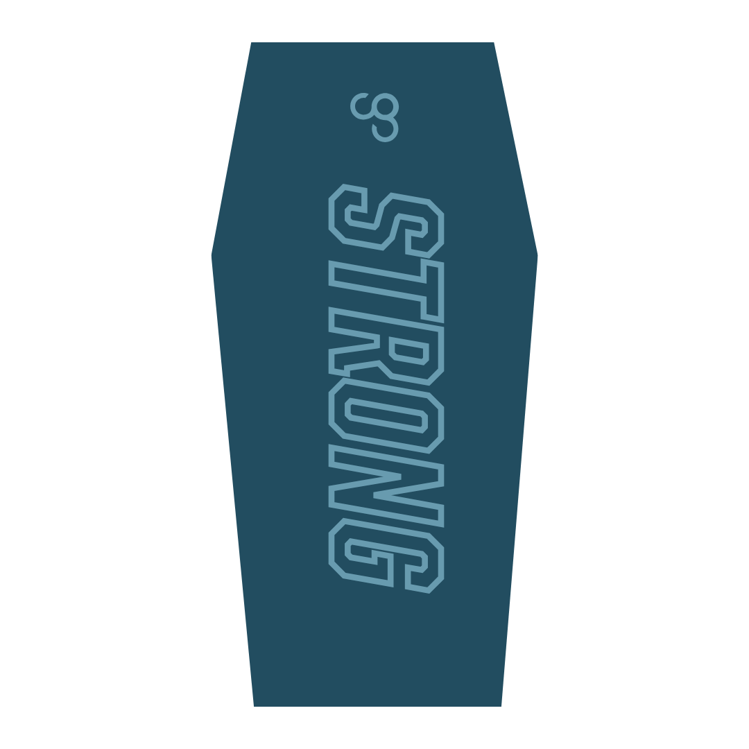 A blue fitness mat with the text 'CG STRONG' printed on it.