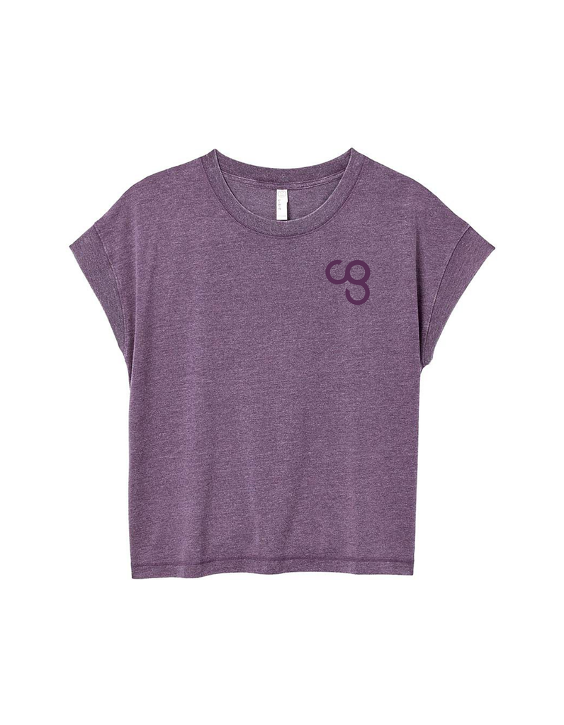 CG Logo Vintage Tee – Washed Plum