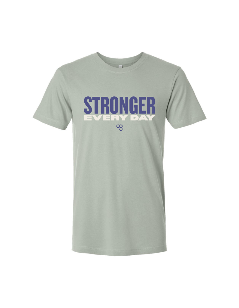 Stronger Every Day Tee – Eucalyptus