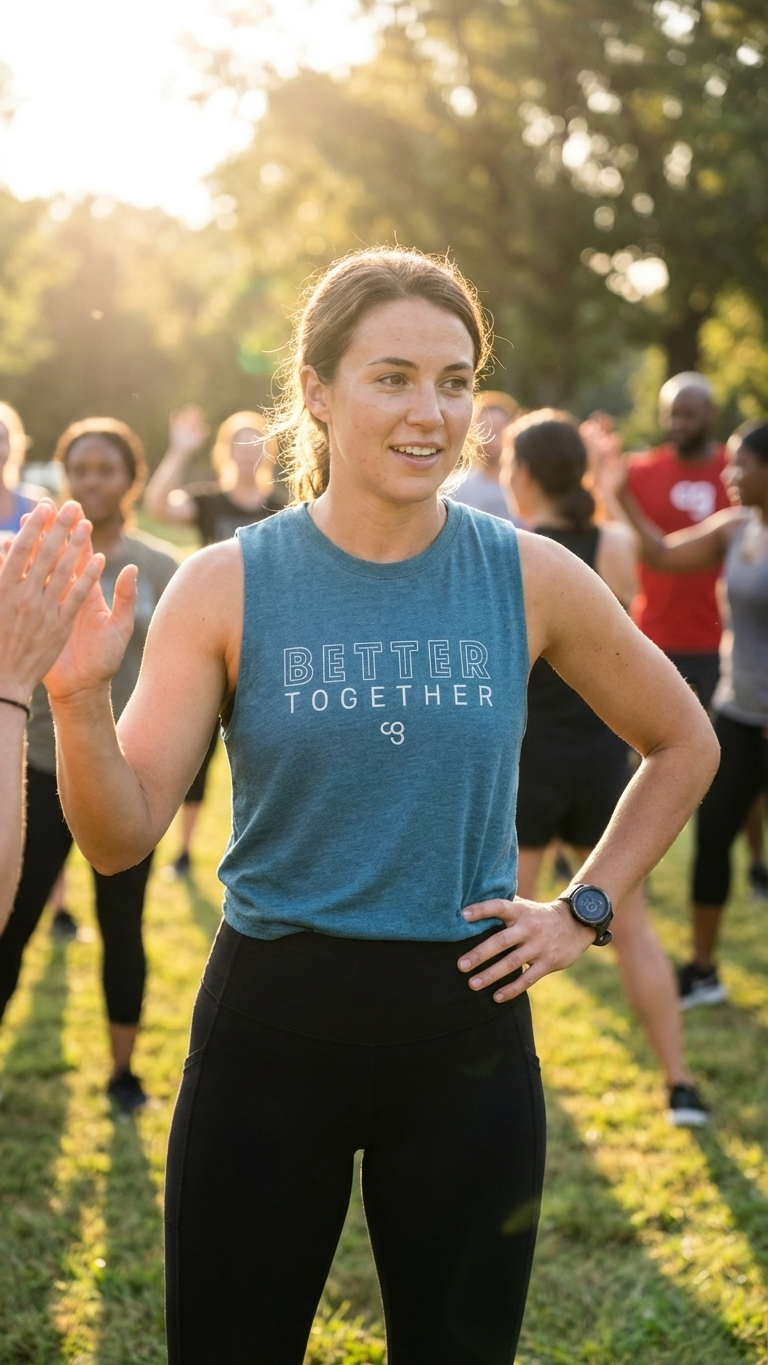 Better Together Muscle Tank – Teal