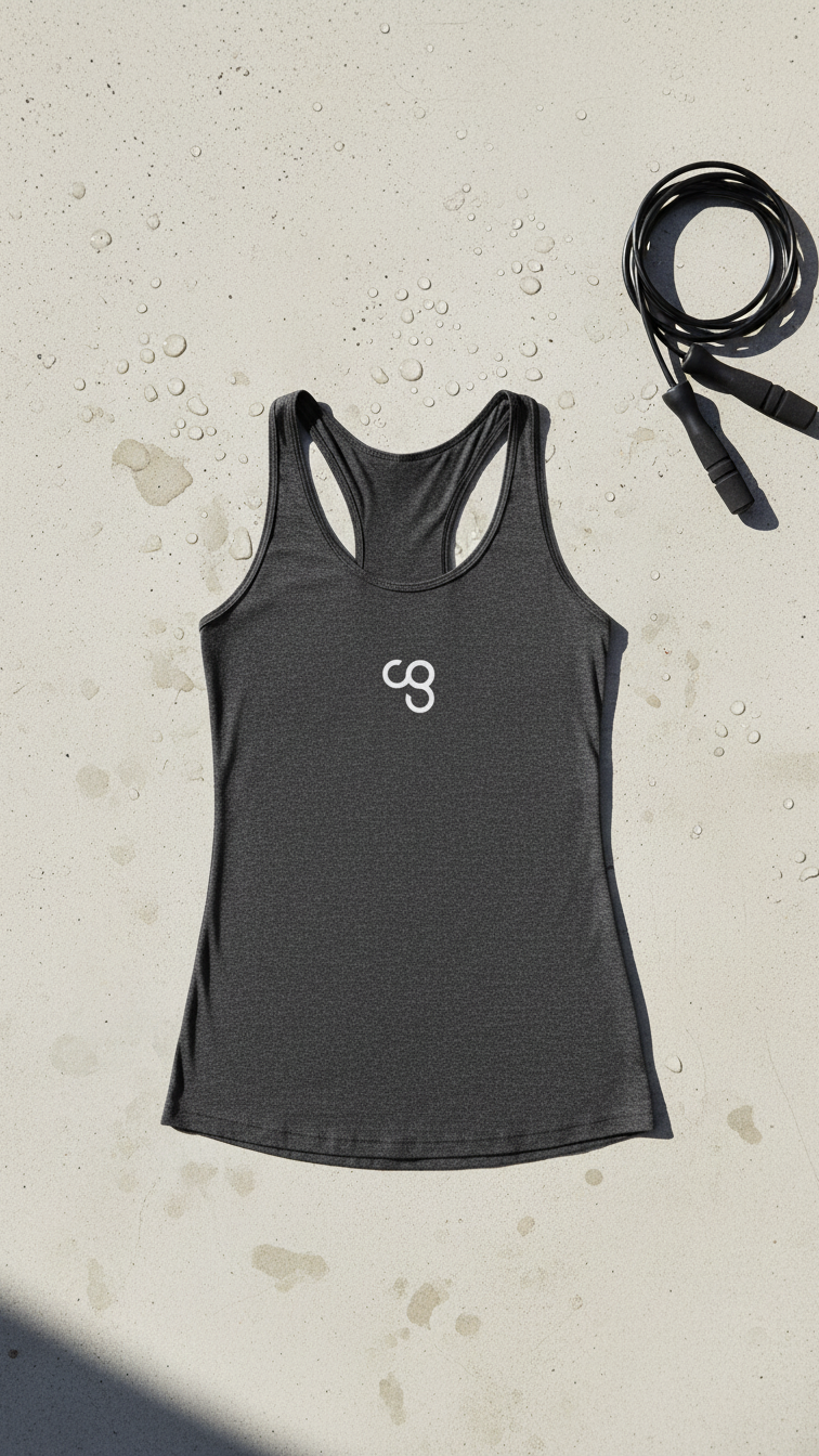 CG Women’s Racerback Tank – Black