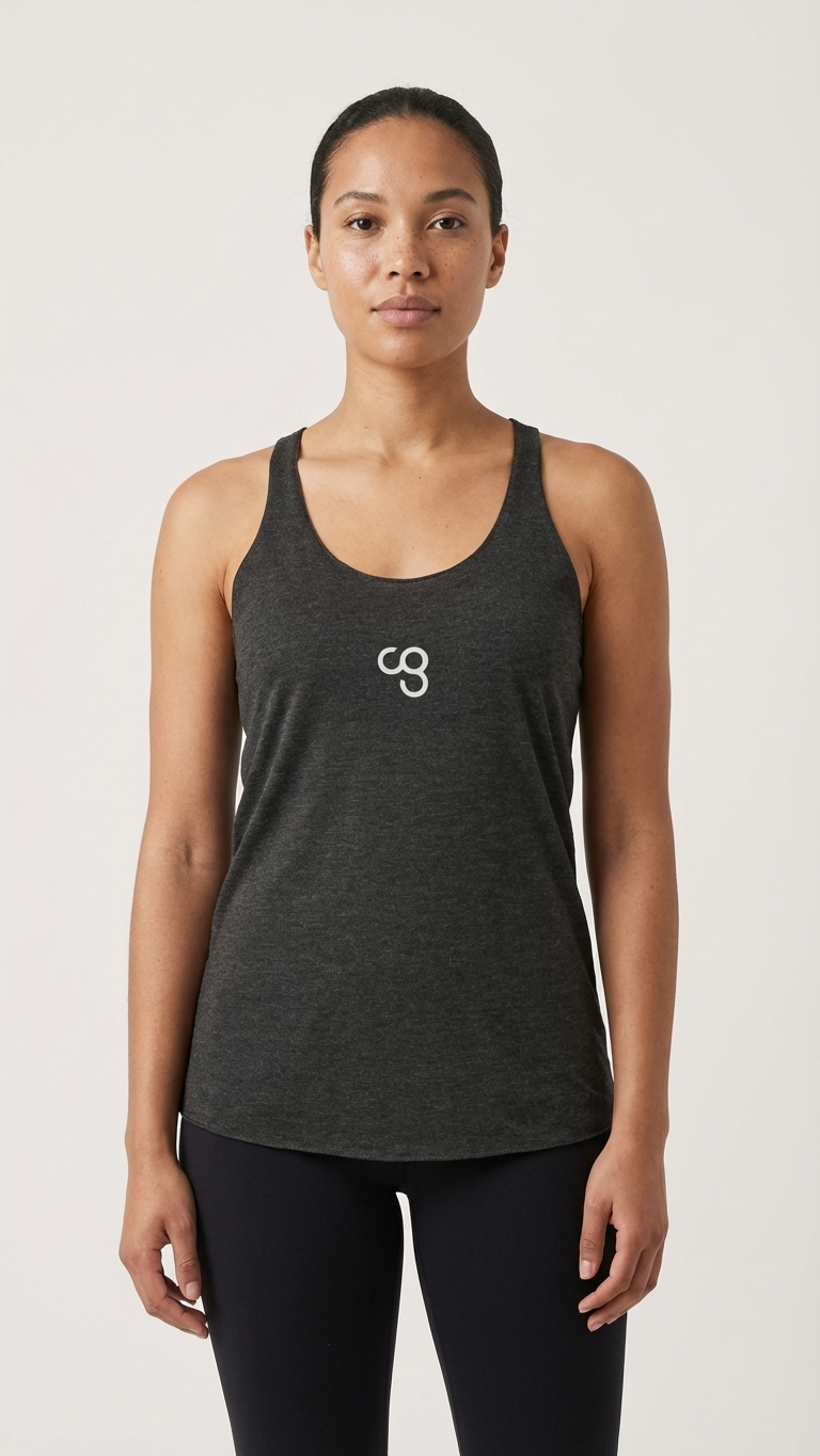 CG Women’s Racerback Tank – Black