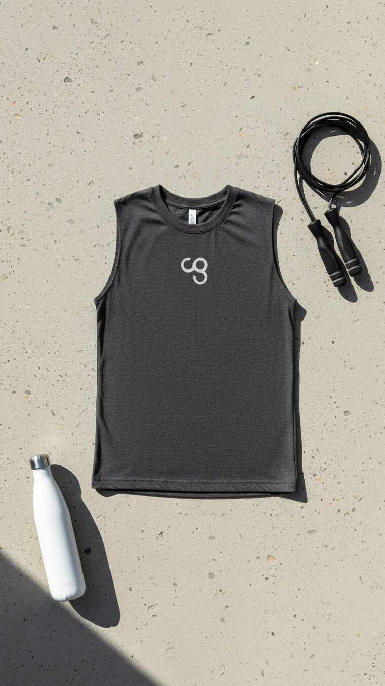 CG Classic Muscle Tank – Charcoal
