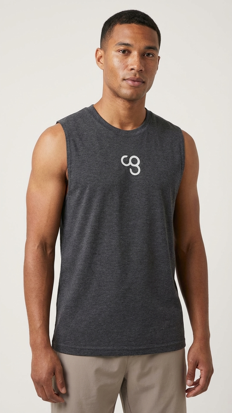 CG Classic Muscle Tank – Charcoal