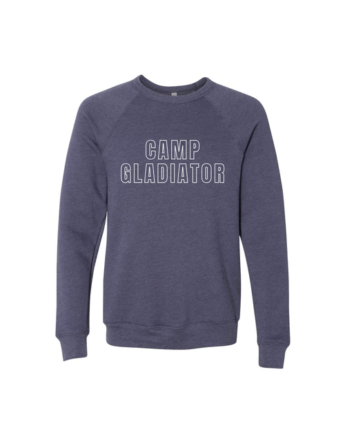 Camp Gladiator Crewneck - Heather Navy
