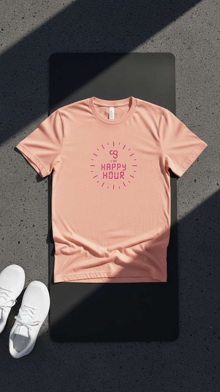 CG Happy Hour Tee – Peach