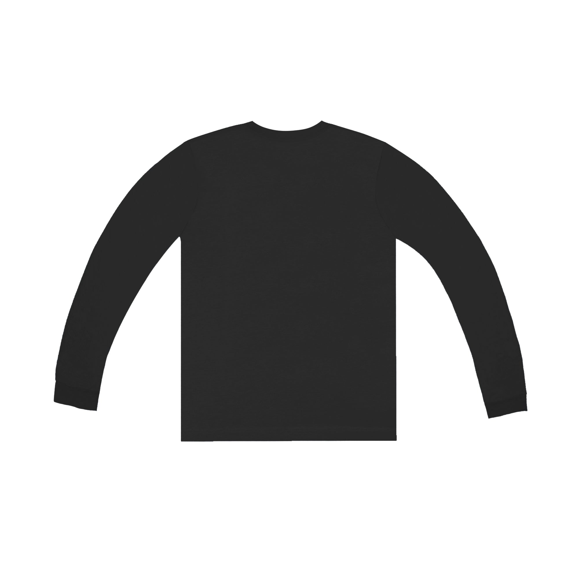 plain black back of tee